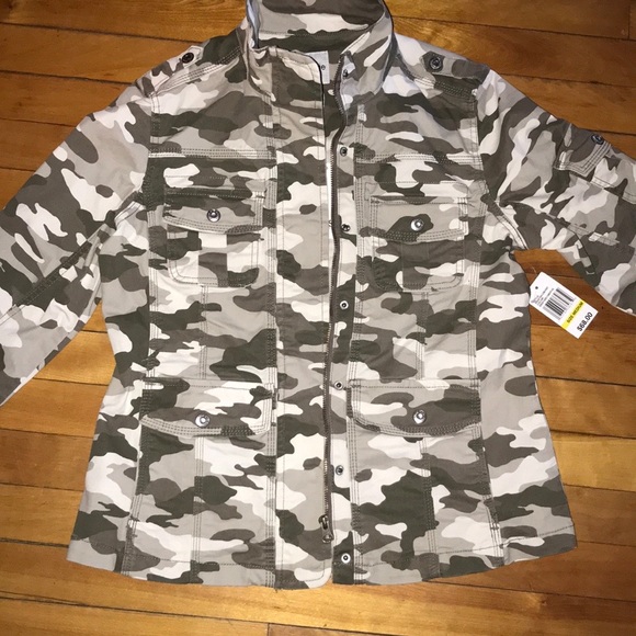 NWT💥Kensie Camo Utility Jacket💥 Sz. M - Picture 8 of 13